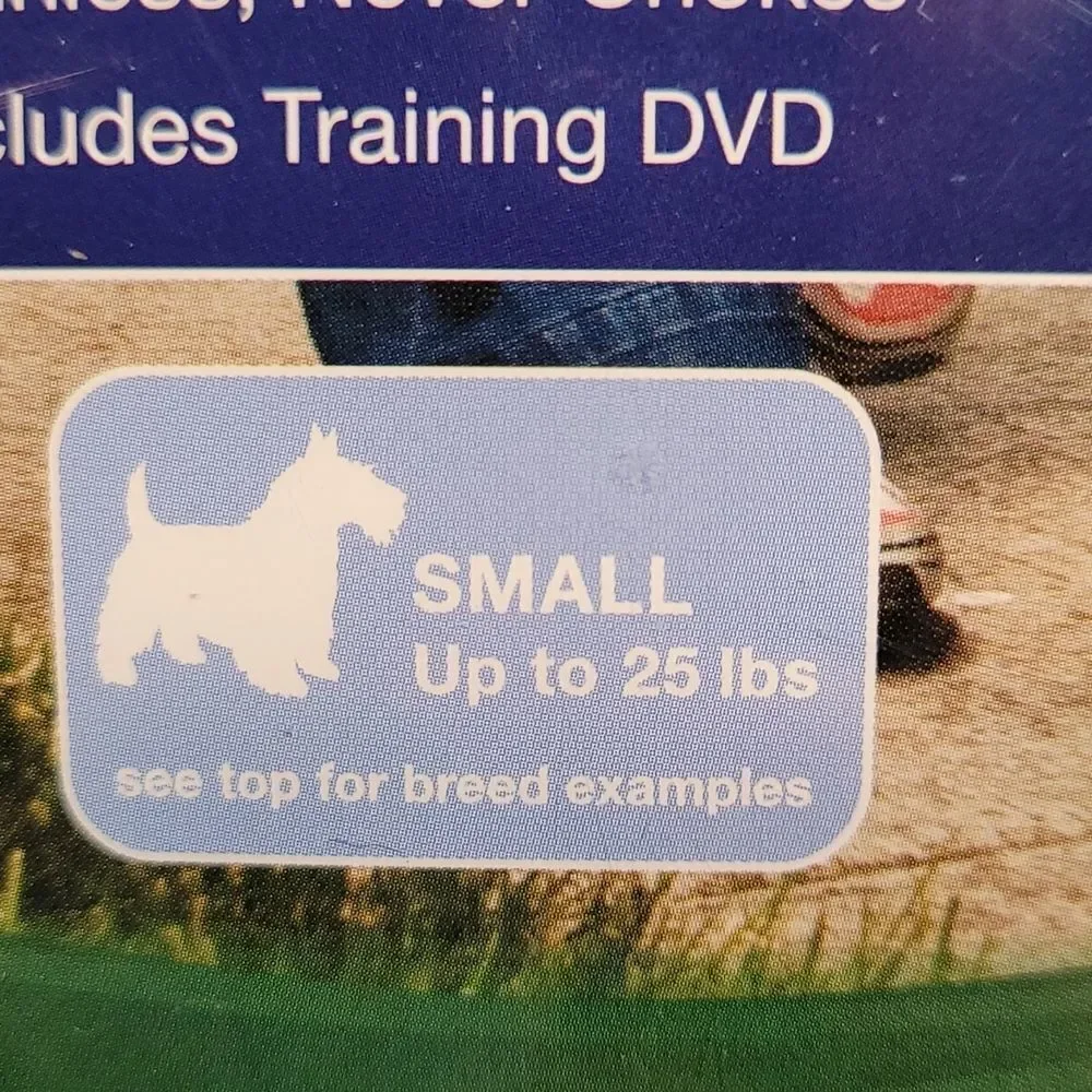 PetSafe Black Gentle Leader with instructional DVD- Size Small- NWT